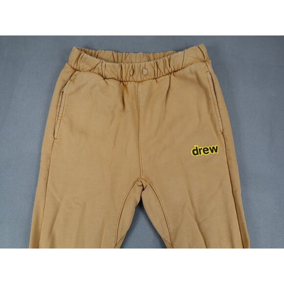 DREW HOUSE Orange‎ Yellow Secret Jogger Sweatpants XS Heavyweight Justin Bieber - Picture 2 of 7